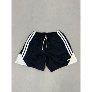 Vintage 90s Umbro Logo Soccer Shorts Size XL Black Made In USA Mesh